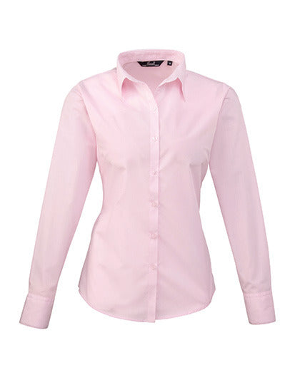 Women´s Poplin Long Sleeve Blouse (PW300)