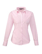 Women´s Poplin Long Sleeve Blouse (PW300)