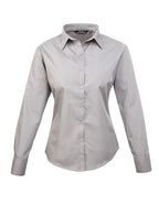 Women´s Poplin Long Sleeve Blouse (PW300)