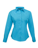 Women´s Poplin Long Sleeve Blouse (PW300)
