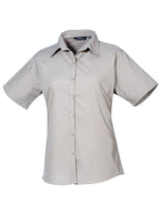 Women´s Poplin Short Sleeve Blouse (PW302)