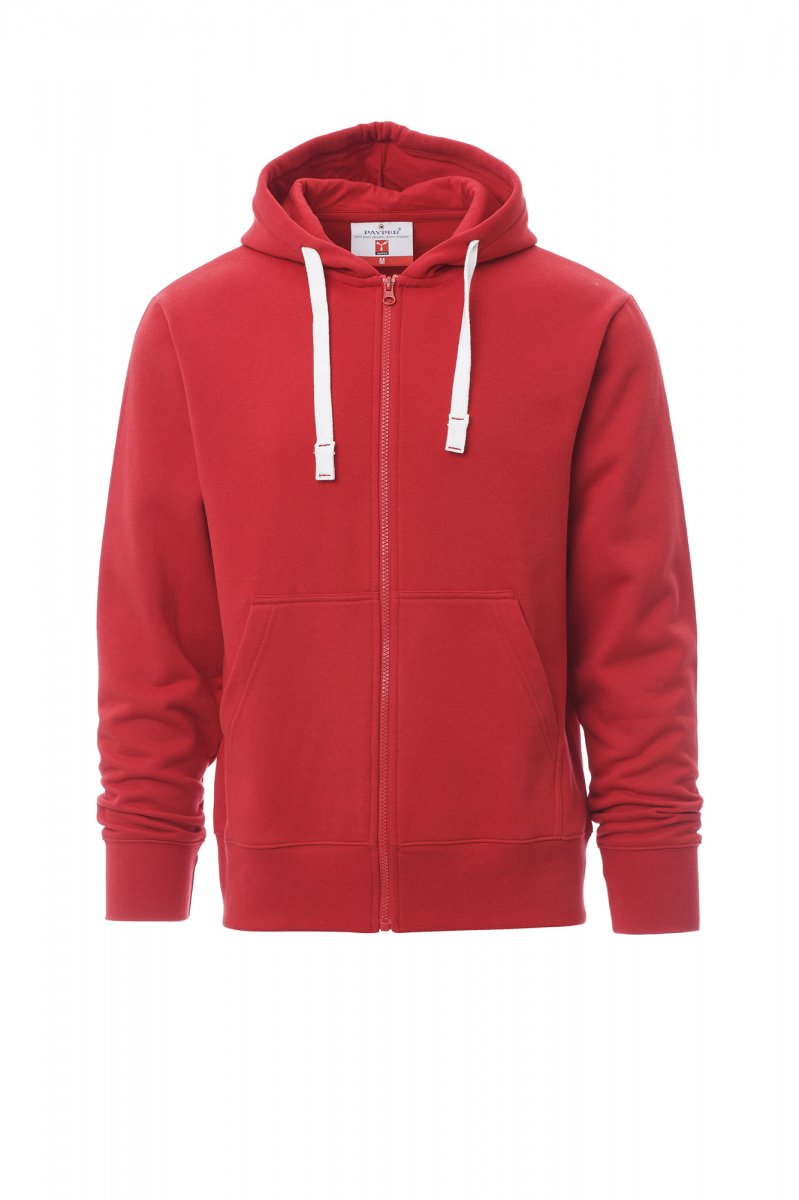 Payper PORTLAND Full Zip Con Cappuccio – Rot