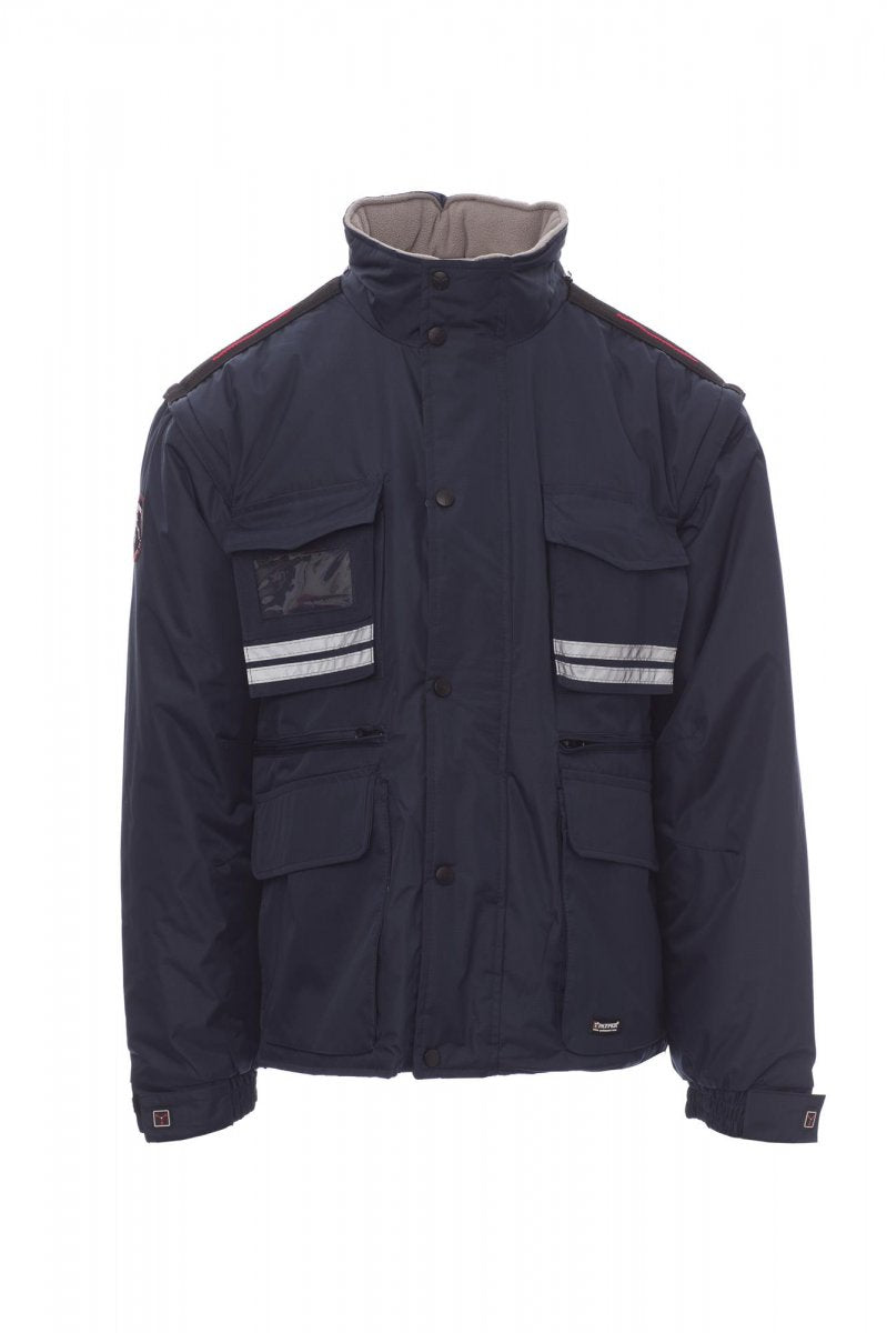 Payper TORNADO Imbottito Con Cappuccio – Marineblau