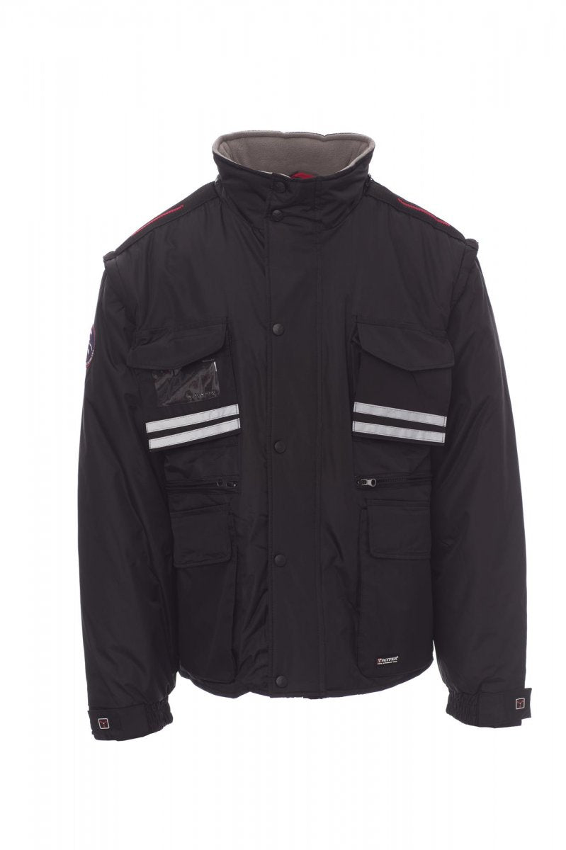 Payper TORNADO Imbottito Con Cappuccio – Schwarz