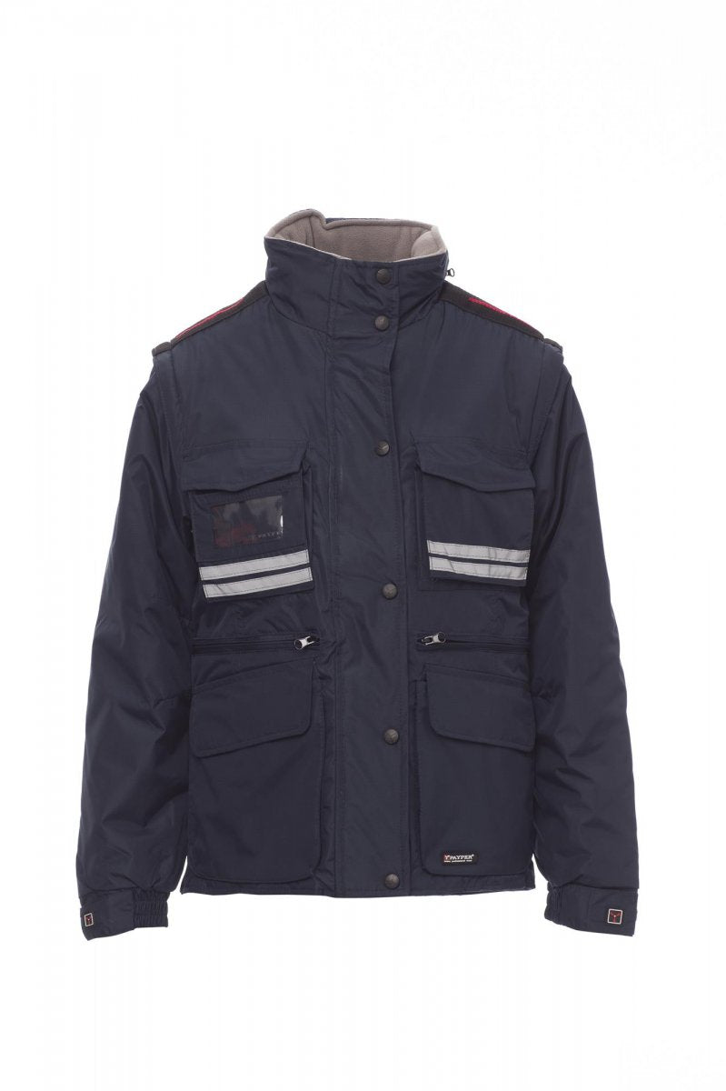 Payper TORNADO LADY Imbottito Con Cappuccio – Marineblau