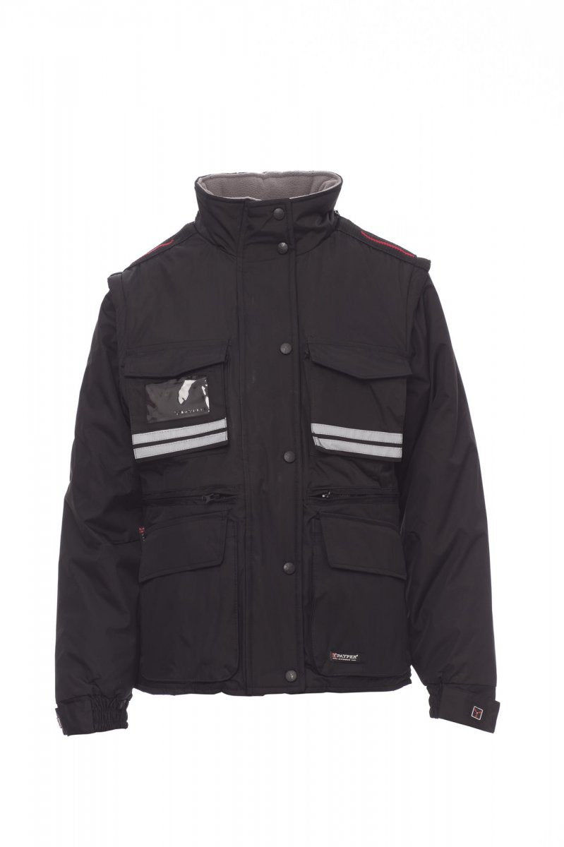 Payper TORNADO LADY Imbottito Con Cappuccio – Schwarz