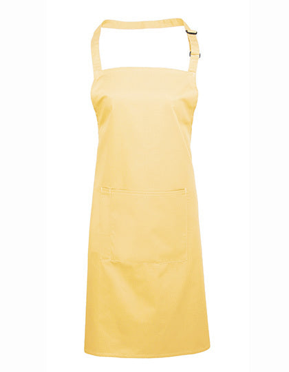 Colours Collection Bib Apron With Pocket (PW154)
