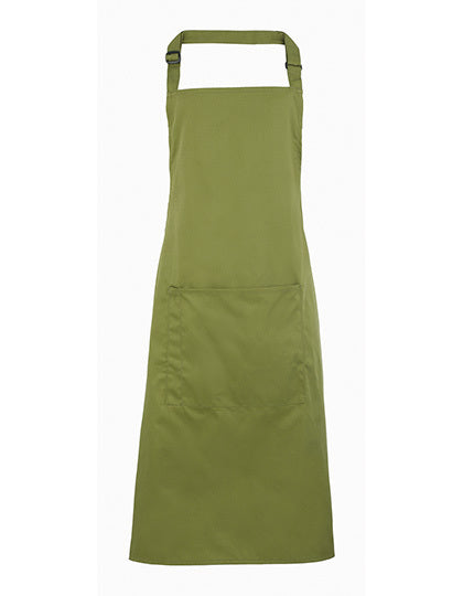 Colours Collection Bib Apron With Pocket (PW154)