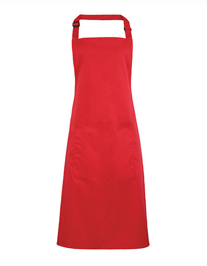 Colours Collection Bib Apron With Pocket (PW154)