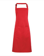 Colours Collection Bib Apron With Pocket (PW154)