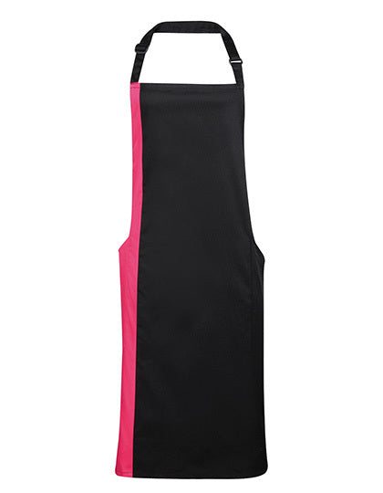 Colours Collection Contrast Bib Apron (PW162)