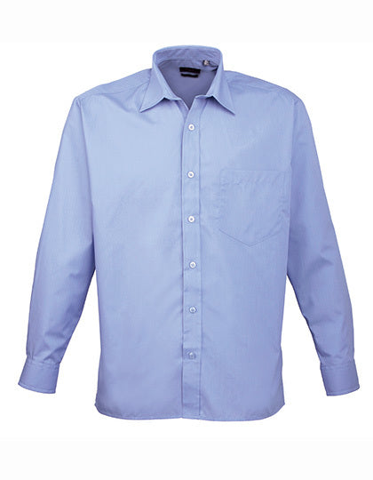 Men´s Poplin Long Sleeve Shirt (PW200)