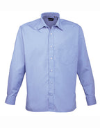 Men´s Poplin Long Sleeve Shirt (PW200)
