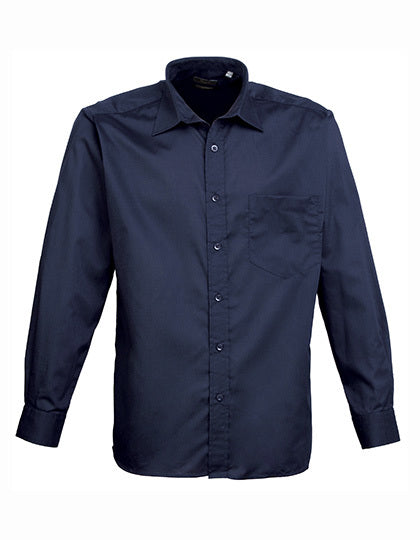 Men´s Poplin Long Sleeve Shirt (PW200)