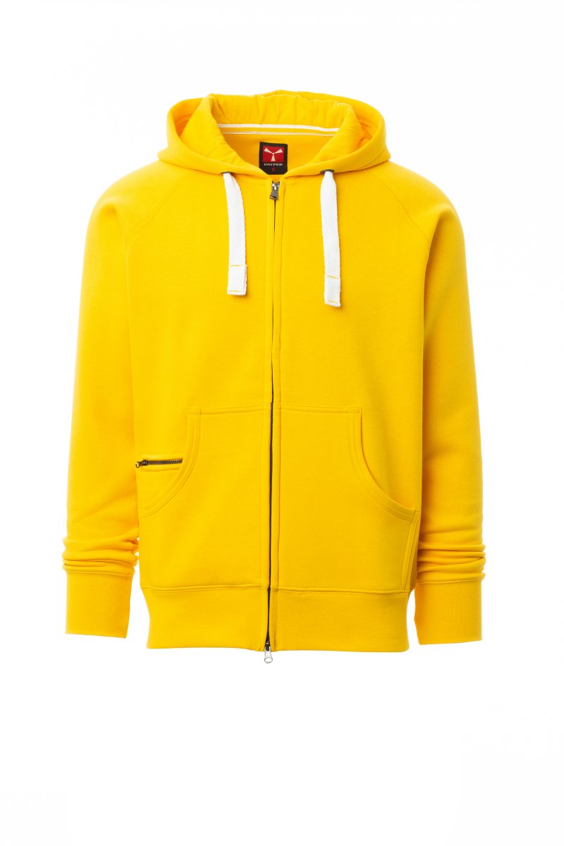 Payper DALLAS+ Full Zip Con Cappuccio – Gelb