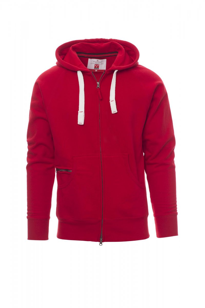 Payper DALLAS+ Full Zip Con Cappuccio – Rot