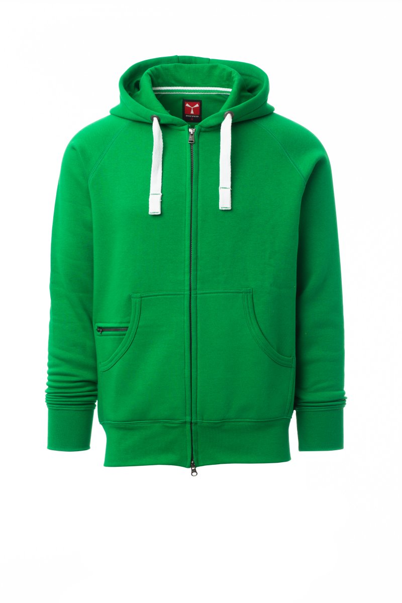 Payper DALLAS+ Full Zip Con Cappuccio – Geleegrün