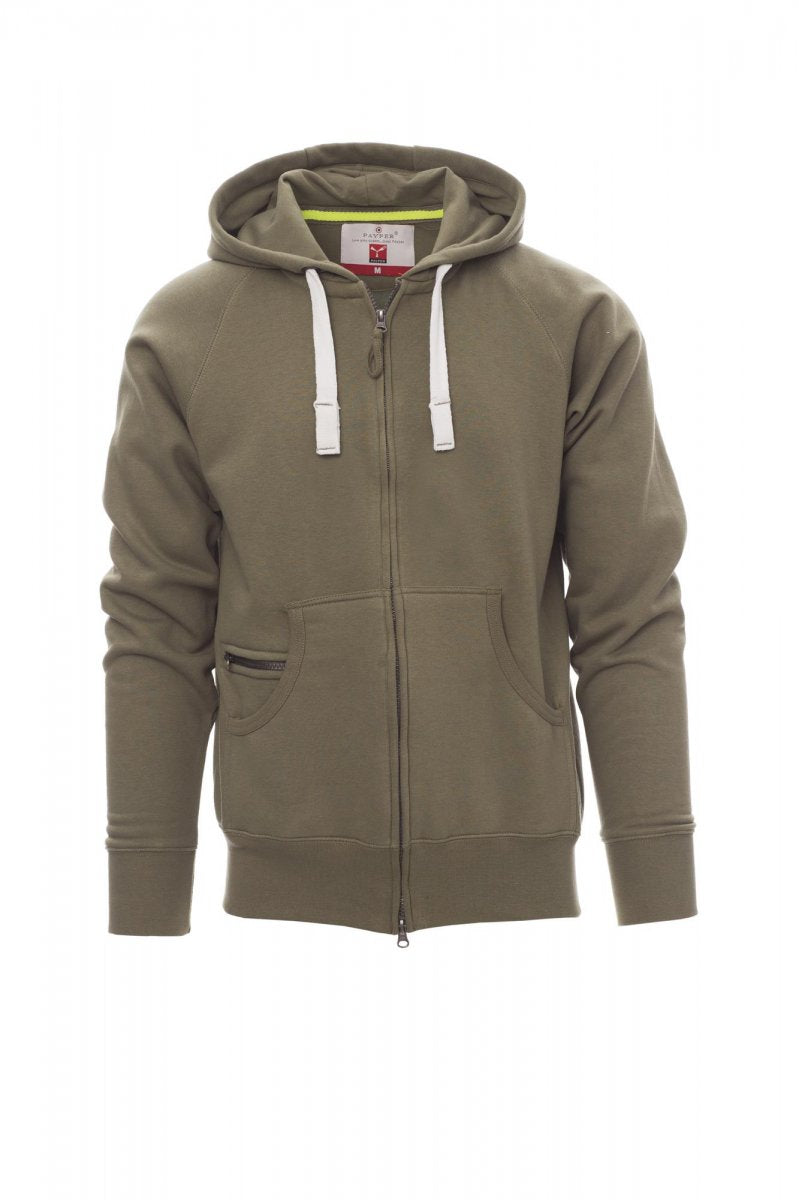 Payper DALLAS+ Full Zip Con Cappuccio – Militärgrün