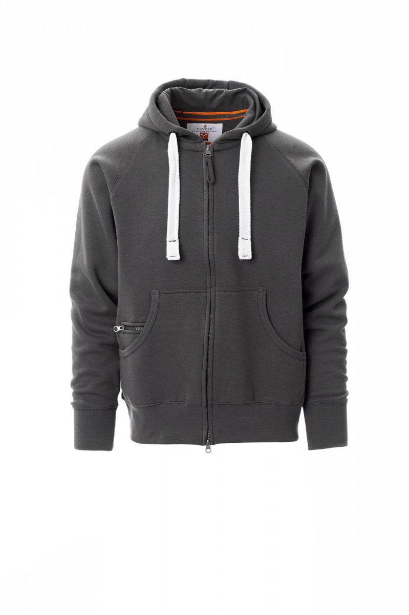 Payper DALLAS+ Full Zip Con Cappuccio – Rauchgrau