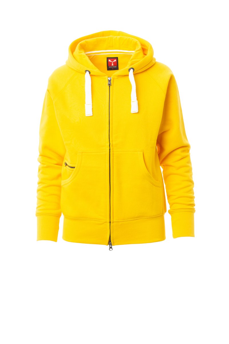 Payper DALLAS+LADY Full Zip Con Cappuccio – Gelb