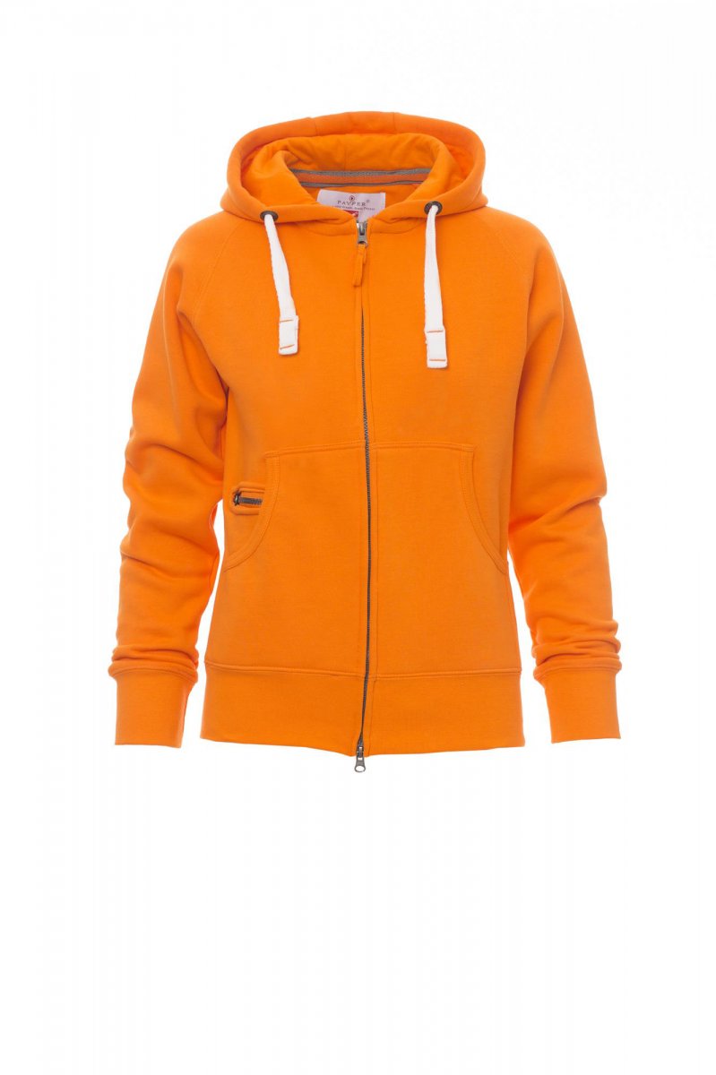 Payper DALLAS+LADY Full Zip Con Cappuccio – Orange