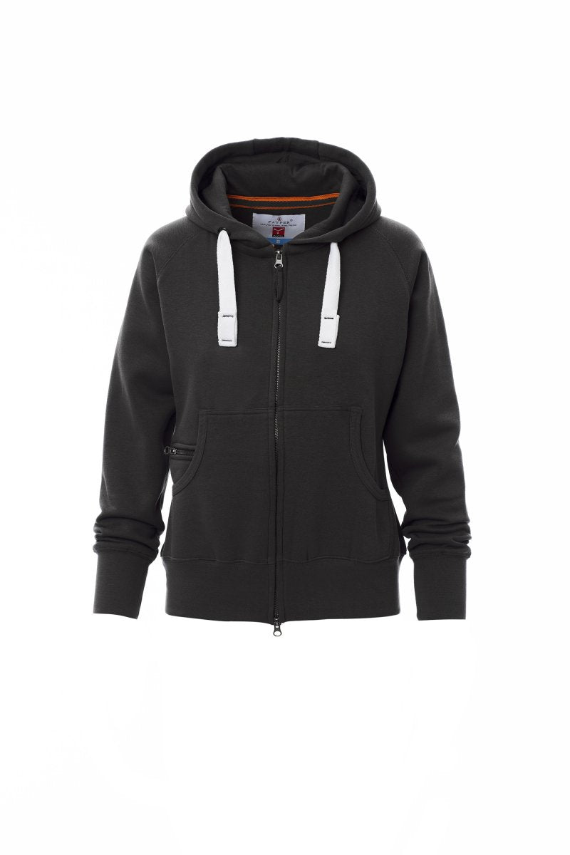 Payper DALLAS+LADY Full Zip Con Cappuccio – Anthrazit