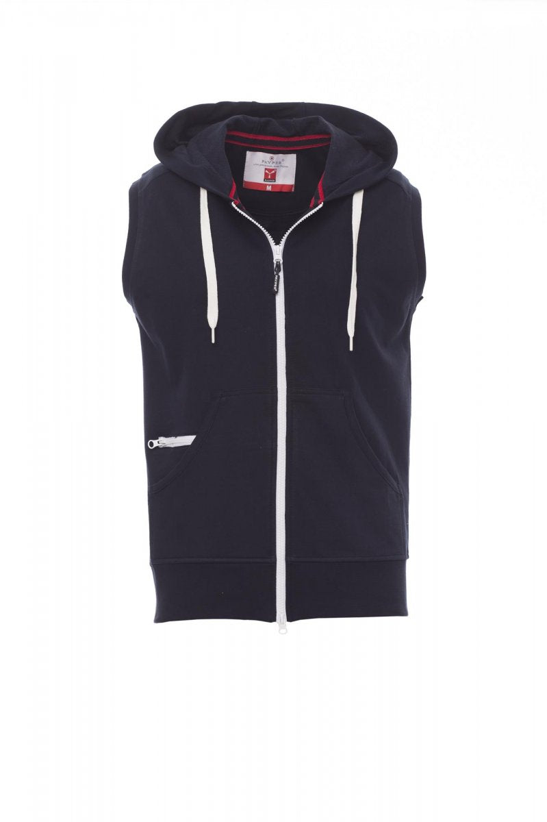 Payper BOXER+ Full Zip Con Cappuccio Senza Maniche – Marineblau