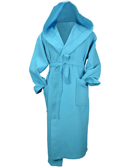 Robezz® Waffle Bathrobe With Hood (AR028)