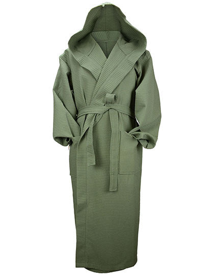 Robezz® Waffle Bathrobe With Hood (AR028)