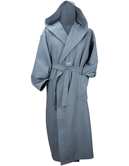 Robezz® Waffle Bathrobe With Hood (AR028)