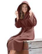 Robezz® Waffle Bathrobe With Hood (AR028)