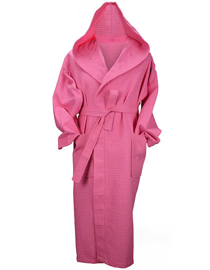 Robezz® Waffle Bathrobe With Hood (AR028)