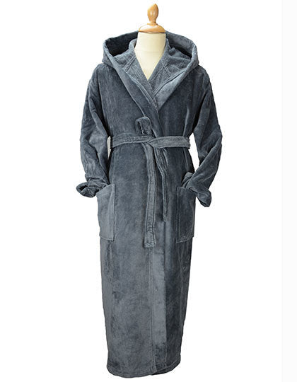 DeLuxe Velour Bathrobe with hood (AR029)