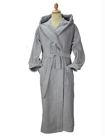 DeLuxe Velour Bathrobe with hood (AR029)