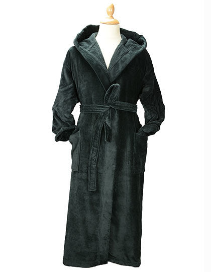 DeLuxe Velour Bathrobe with hood (AR029)