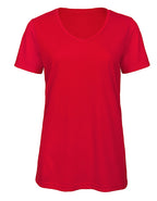 Women´s V-Neck Triblend T-Shirt (BCTW058)