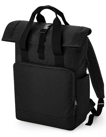 Recycled Twin Handle Roll-Top Laptop Backpack (BG118L)