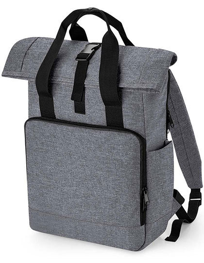 Recycled Twin Handle Roll-Top Laptop Backpack (BG118L)