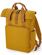 Recycled Twin Handle Roll-Top Laptop Backpack (BG118L)
