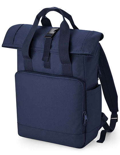 Recycled Twin Handle Roll-Top Laptop Backpack (BG118L)