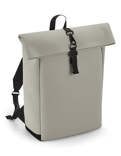 Matte PU Roll-Top Backpack (BG335)