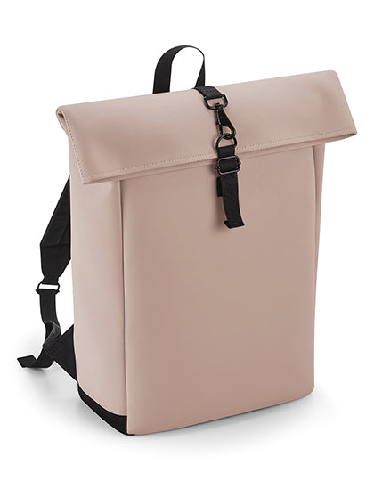 Matte PU Roll-Top Backpack (BG335)