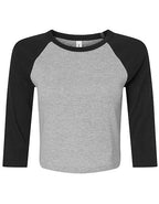 Women´s Micro Rib 3/4 Raglan Baby Tee (BL1200)