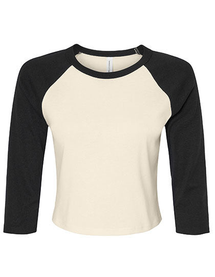Women´s Micro Rib 3/4 Raglan Baby Tee (BL1200)