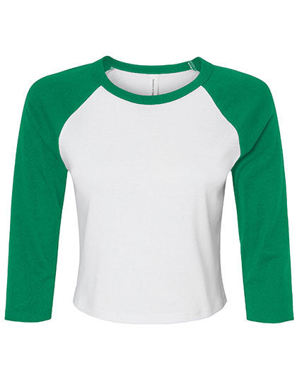 Women´s Micro Rib 3/4 Raglan Baby Tee (BL1200)