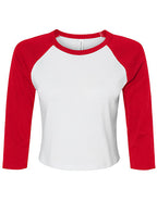 Women´s Micro Rib 3/4 Raglan Baby Tee (BL1200)