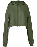 Women´s Cropped Fleece Hoodie (BL7502)