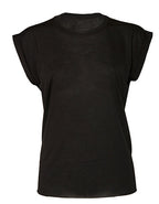 Women´s Flowy Muscle Tee With Rolled Cuff (BL8804)