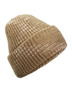 Chunky Knitted Patch Beanie (CB330R)