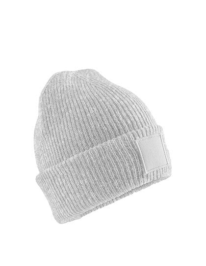 Kids Deep Cuffed Tonal Patch Beanie (CB336B)